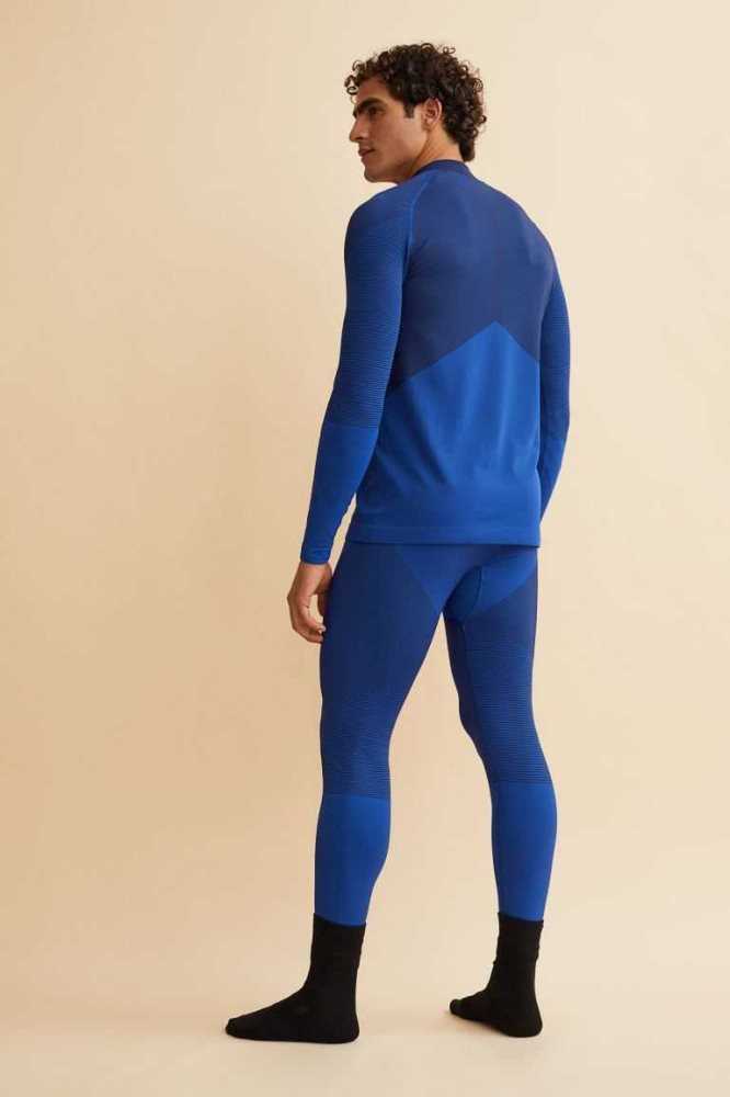 H&M Seamless Base Layer Sportbekleidung Herren Dunkelgrau | 7092-USAKM