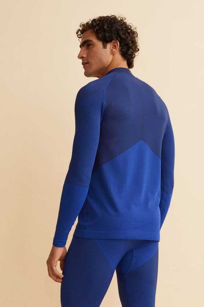 H&M Seamless Base Layer Sportbekleidung Herren Dunkelgrau | 7415-IBZFV