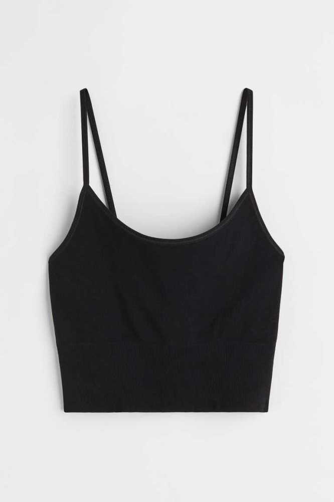 H&M Seamless Bralette Unterwäsche Damen Hellgelb | 7260-PTZUQ