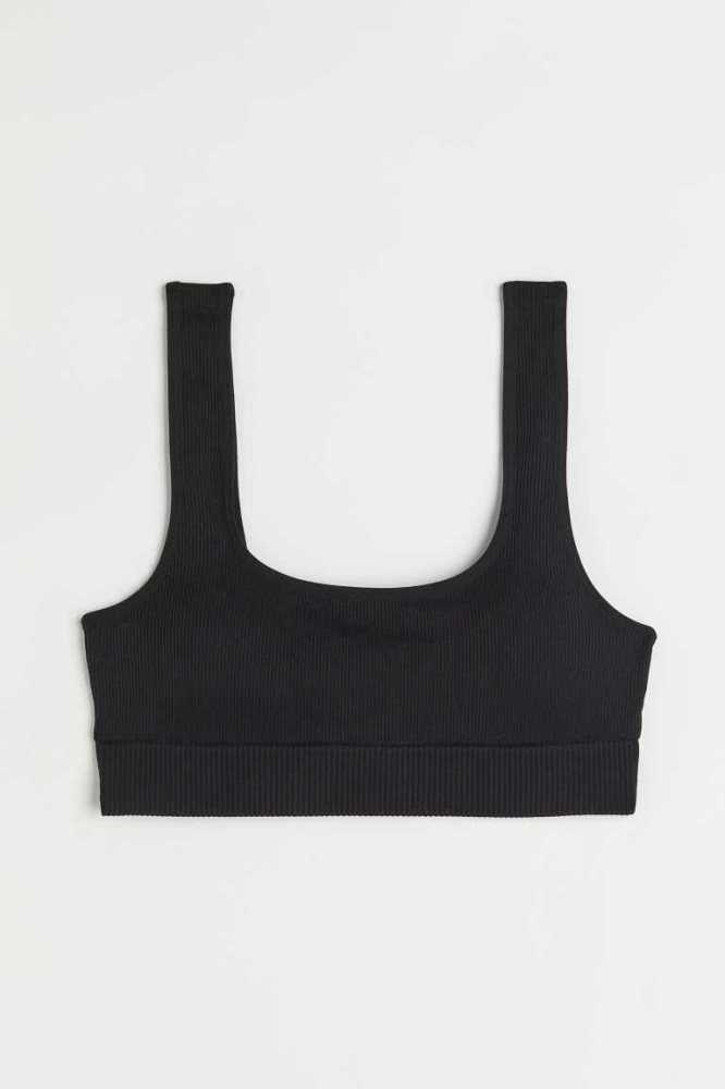 H&M Seamless Gepolstert Bra Unterwäsche Damen Hellblau | 0951-OVTZD