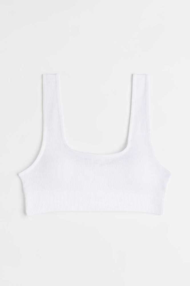 H&M Seamless Gepolstert Bra Unterwäsche Damen Hellblau | 0951-OVTZD