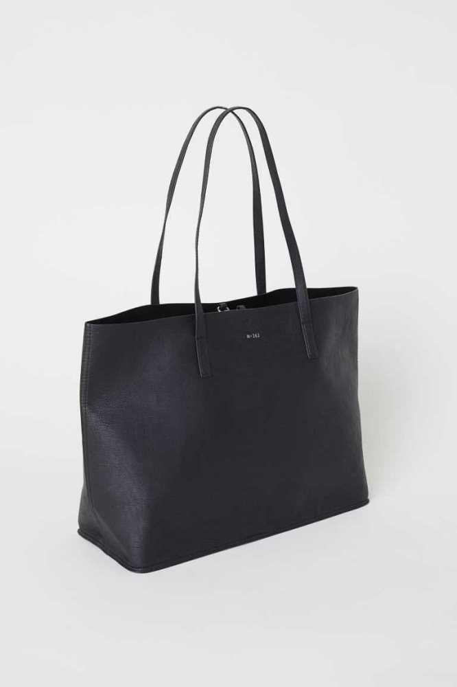 H&M Shopper Tasche Damen Braun | 7846-ERMSQ