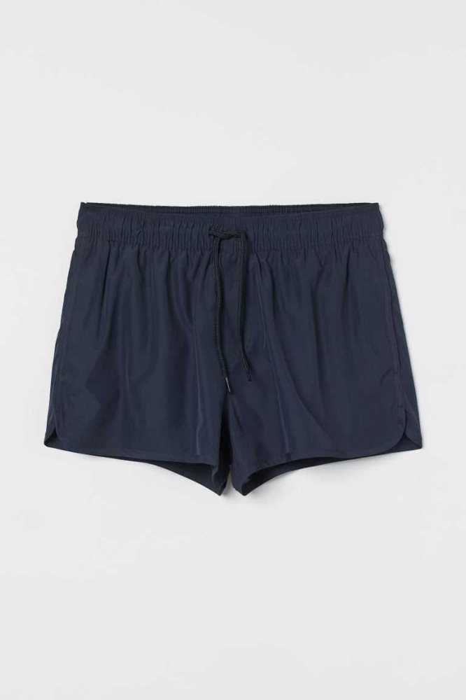 H&M Shorts Bademode Herren Blau | 0386-HQALG