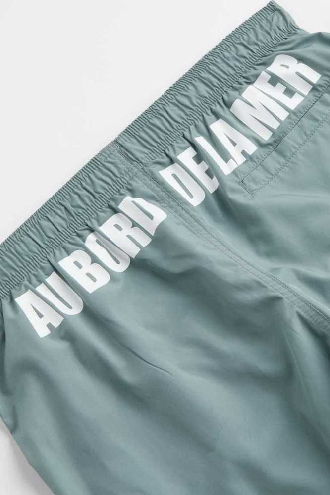 H&M Shorts Bademode Herren Dunkelolivgrün Grün | 2741-RZPJX