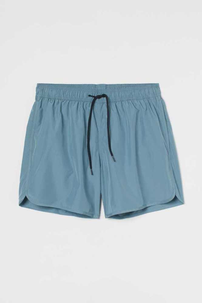 H&M Shorts Bademode Herren Grün | 0254-QFJDR