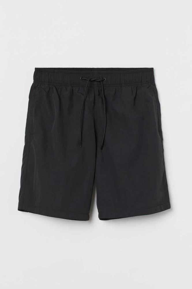 H&M Shorts Bademode Herren Schwarz | 2056-RUYOQ