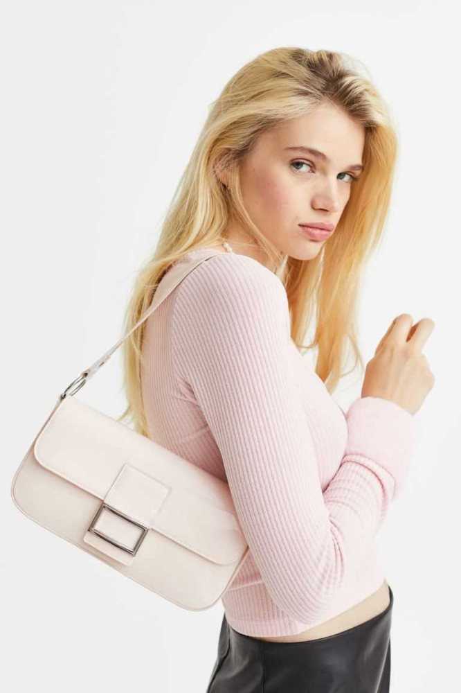 H&M Shoulder Tasche Damen Beige | 0257-GXLVU