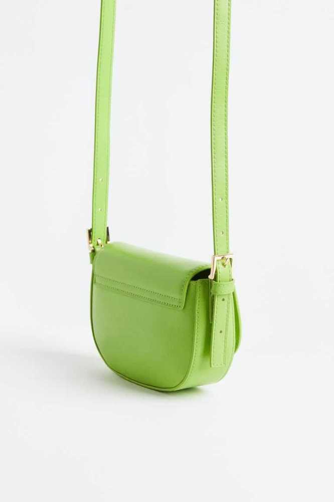 H&M Shoulder Tasche Damen Hellgrün | 4189-MHCGV