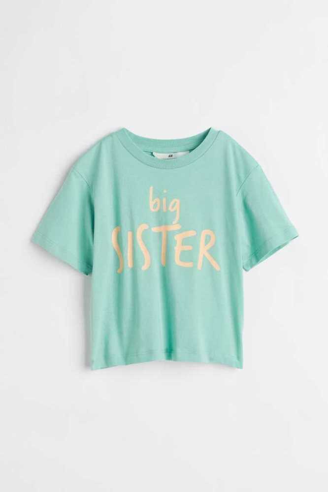 H&M Sibling Oberteile Kinder Hellorange | 0851-PRXTN