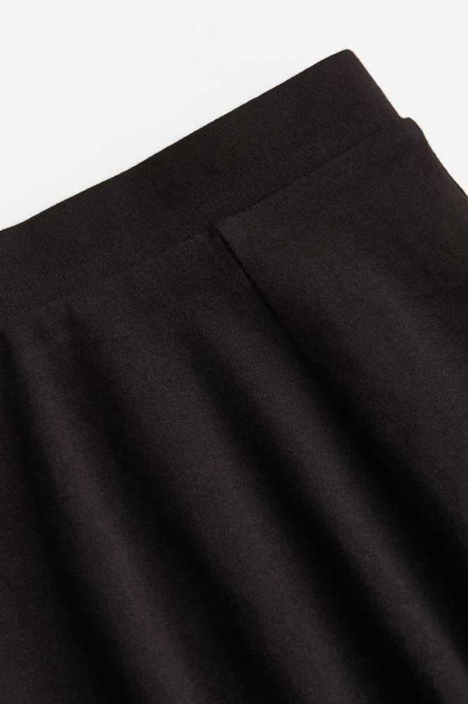 H&M Skirt Jersey Kinder Schwarz | 2450-NRTSG