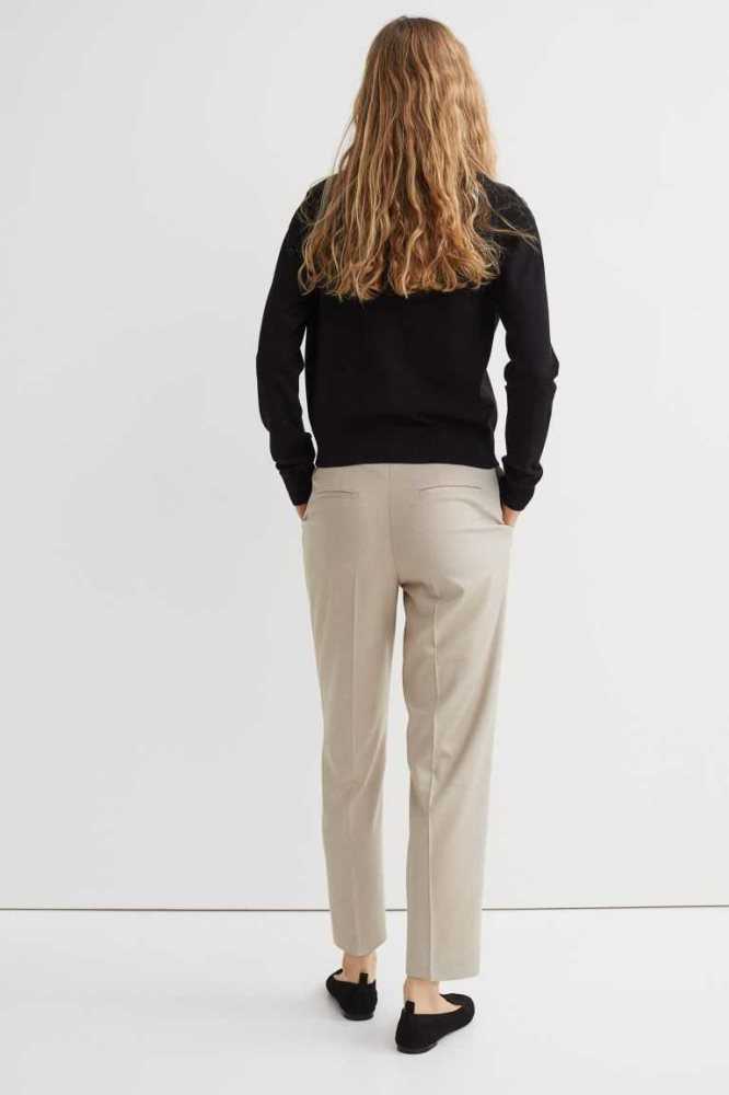 H&M Slacks Hose Damen Dunkelgrau | 7206-VSIAH