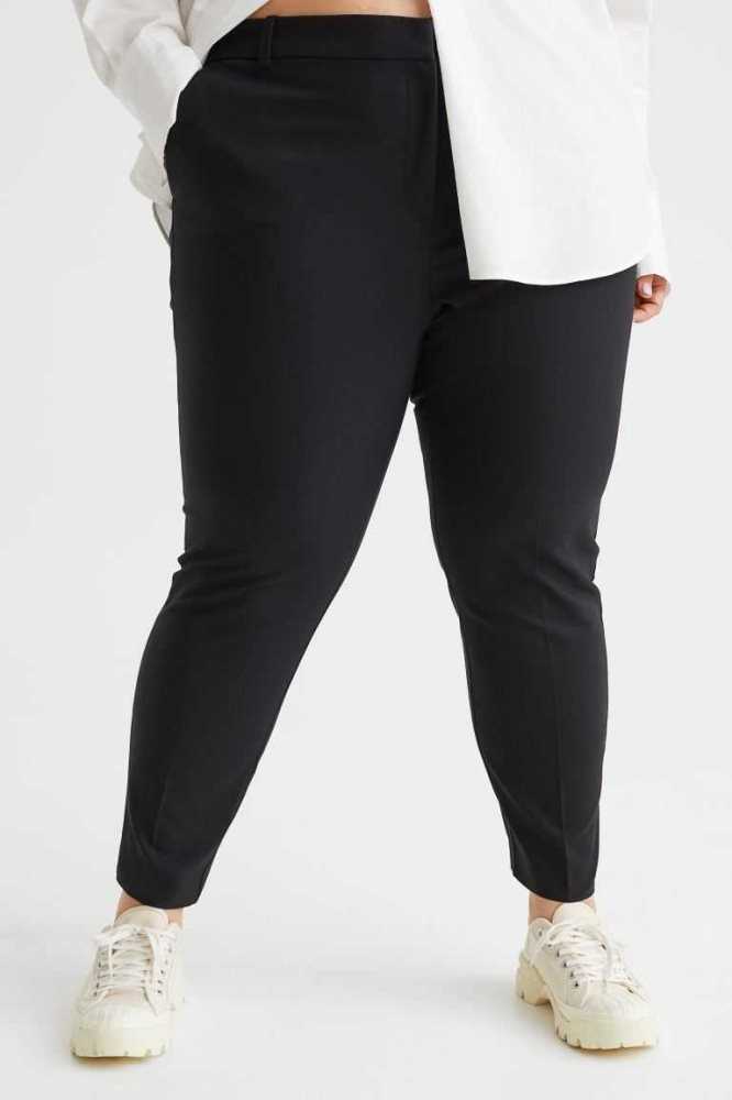 H&M Slacks Hose Damen Schwarz | 8076-MTZWJ