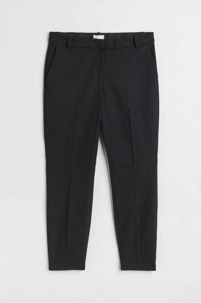 H&M Slacks Hose Damen Schwarz | 8076-MTZWJ