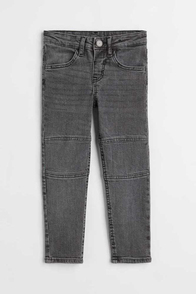 H&M Slim FitReinforced Knees Jeans Kinder Hellblau | 6597-UPNQZ