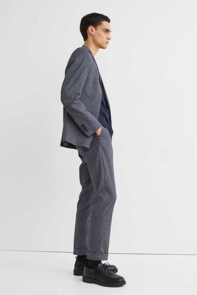 H&M Slim Fit Suit Pants Blazer Herren Blau | 3847-GDQSX