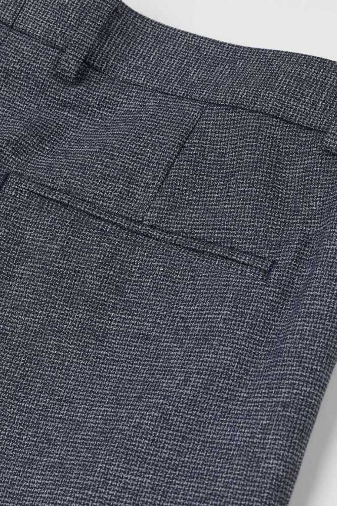 H&M Slim Fit Suit Pants Blazer Herren Blau | 3847-GDQSX