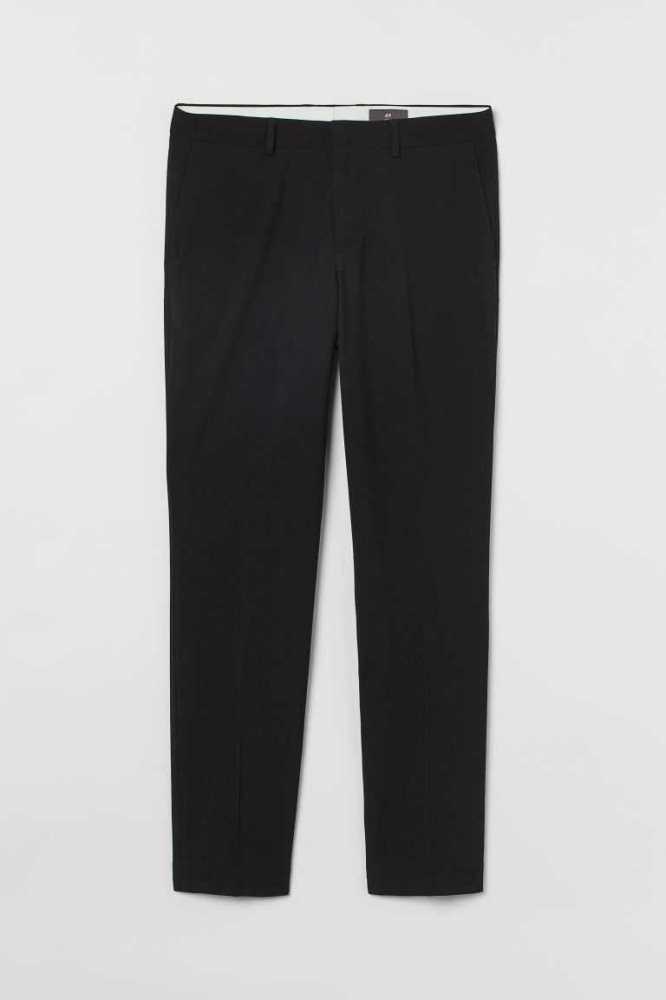 H&M Slim Fit Suit Pants Blazer Herren Dunkelgrau Grün | 1928-UGLSI