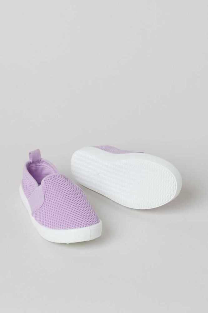 H&M Slip-on Sneakers Kinder Hellgrün | 1489-WUNTY