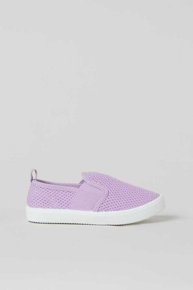 H&M Slip-on Sneakers Kinder Hellgrün | 1489-WUNTY