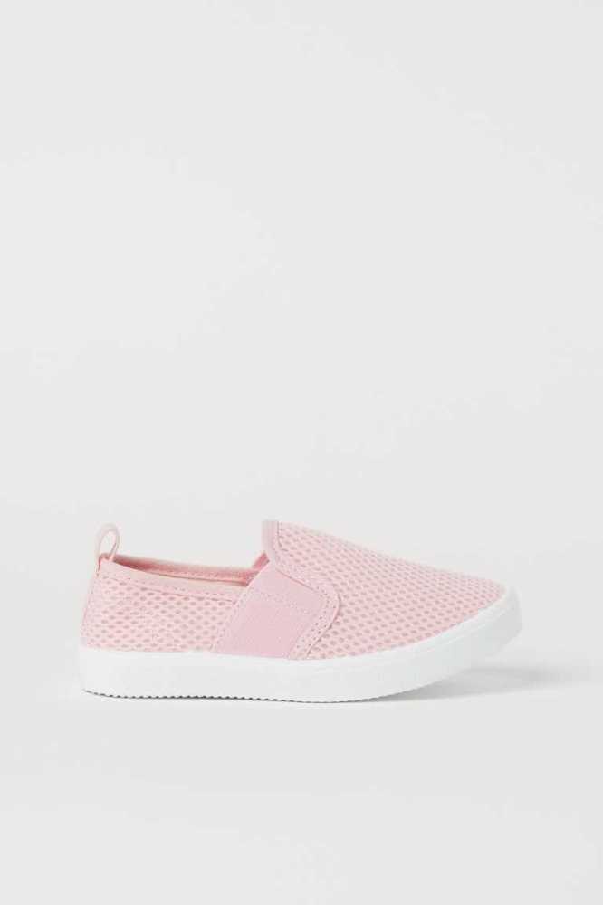 H&M Slip-on Sneakers Kinder Hellgrün | 1489-WUNTY