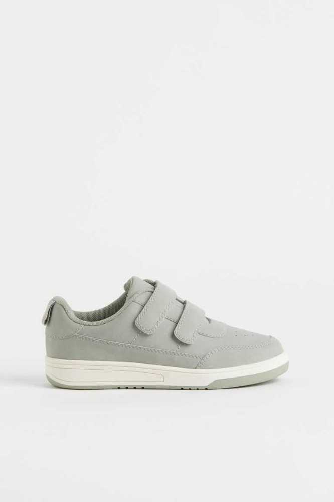 H&M Sneakers Kinder Hellkhaki Grün | 3609-GHWPA