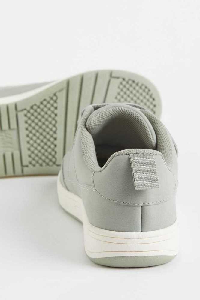 H&M Sneakers Kinder Hellkhaki Grün | 3609-GHWPA