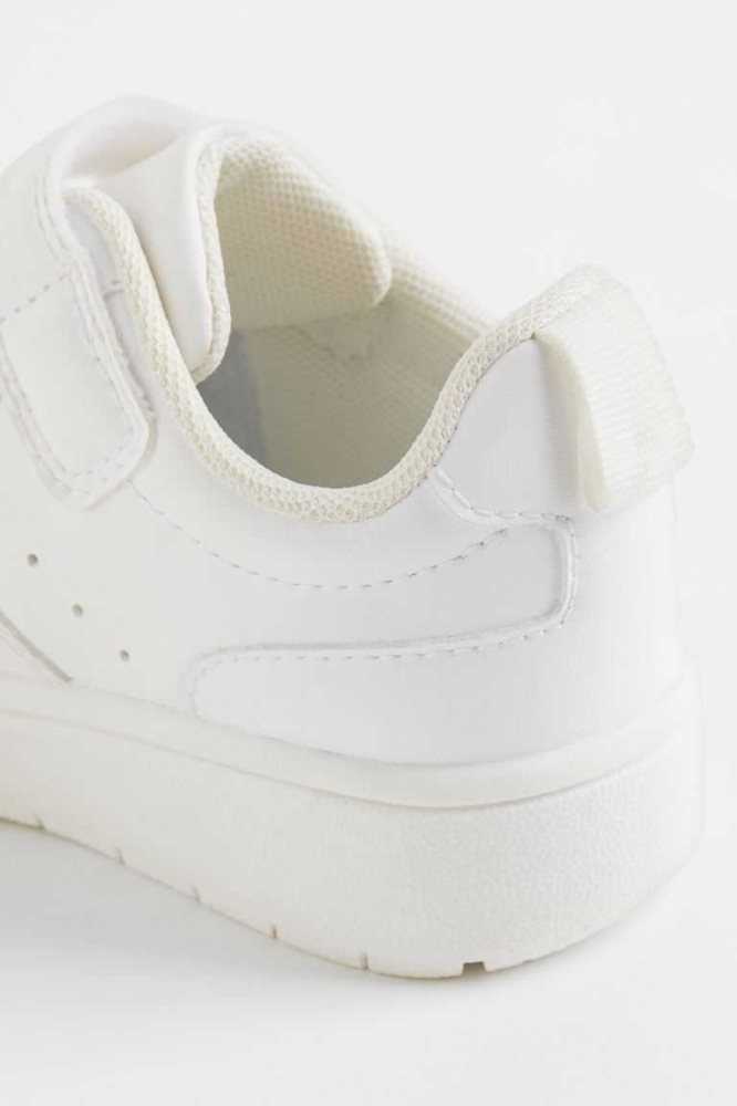 H&M Sneakers Kinder Weiß | 0193-ROQYV