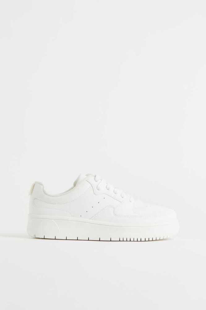 H&M Sneakers Kinder Weiß | 2806-TGUBL