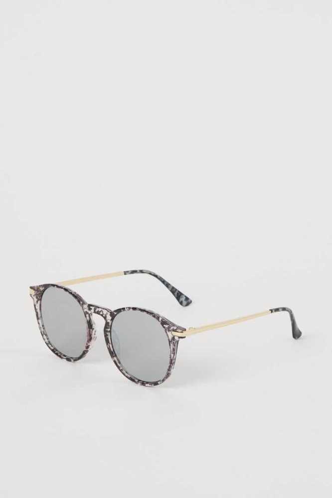 H&M Sonnenbrille Damen Dunkelbraun | 3857-RLTDK