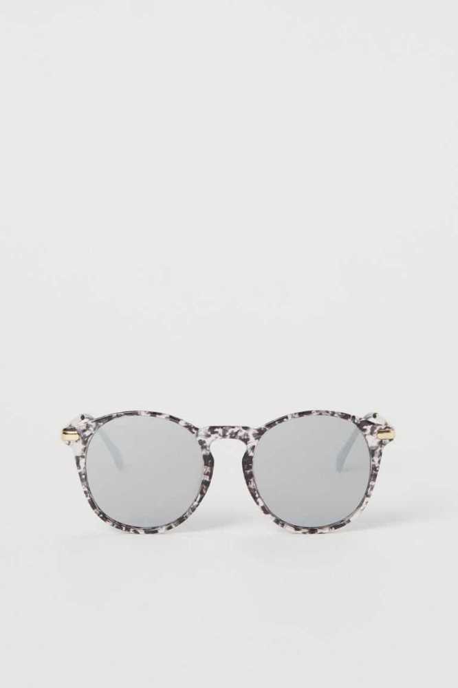 H&M Sonnenbrille Damen Dunkelbraun | 3857-RLTDK