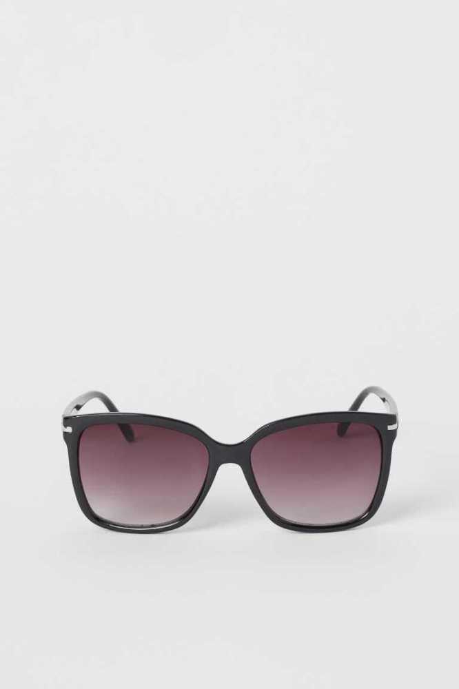 H&M Sonnenbrille Damen Schwarz | 6213-DLYXF