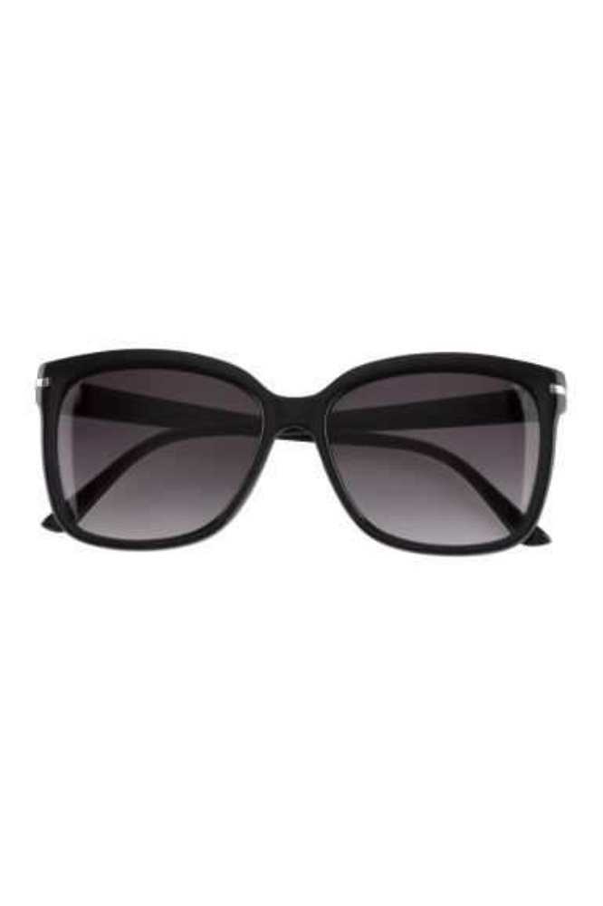 H&M Sonnenbrille Damen Schwarz | 6213-DLYXF