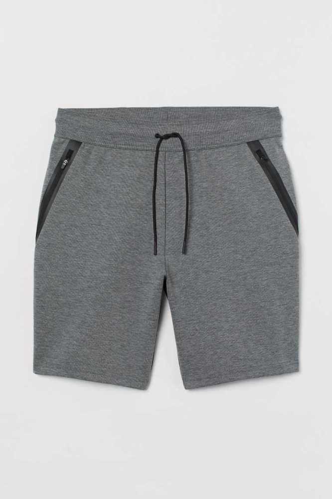 H&M Sports Kurze Hose Herren Olivgrün Grün | 9783-QZCWN