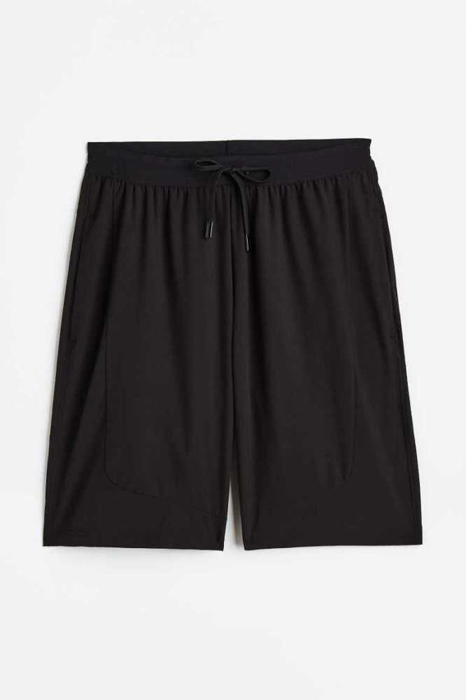 H&M Sports Kurze Hose Herren Schwarz | 4106-CVHKZ