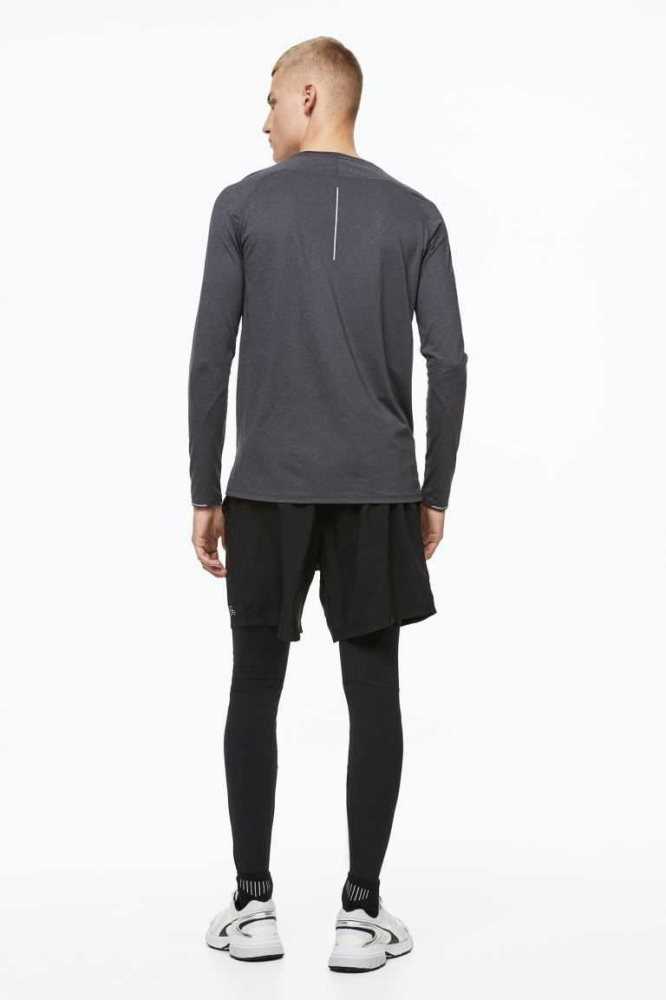 H&M Sports Sportbekleidung Herren Schwarz | 0768-PAFEG