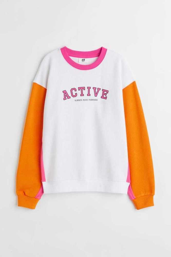 H&M Sports Sportbekleidung Kinder Weiß | 8213-FSDTH