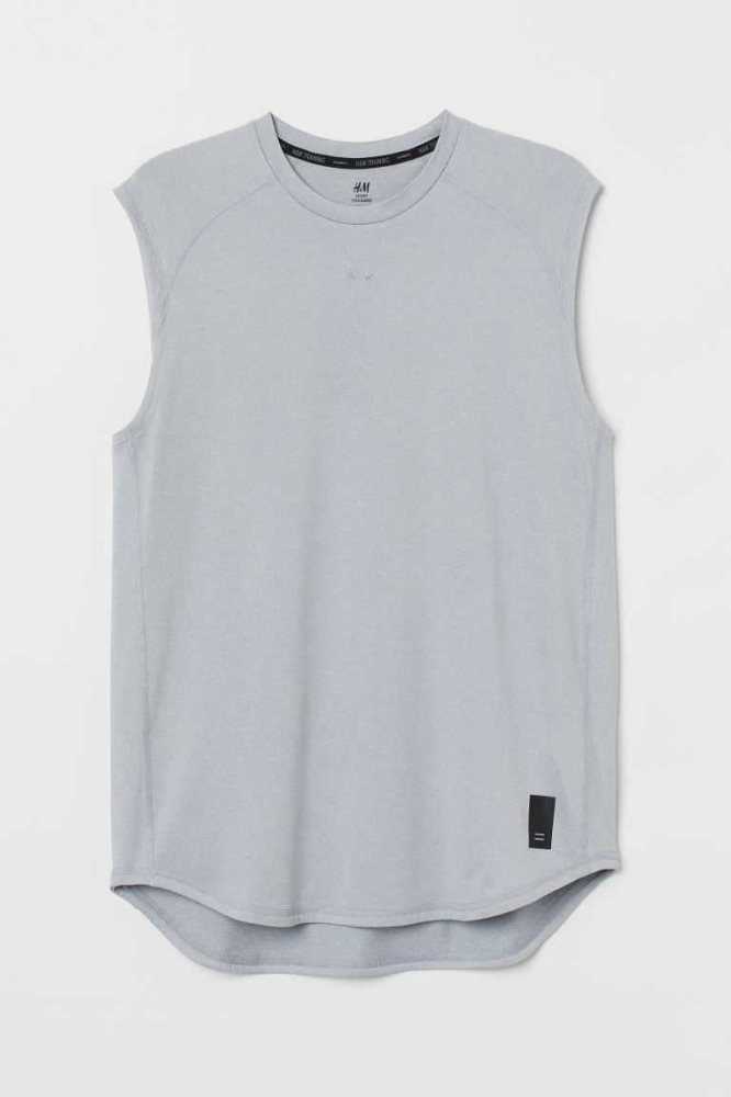 H&M Sports Tank Top Sportbekleidung Herren Weiß | 0275-KBICX