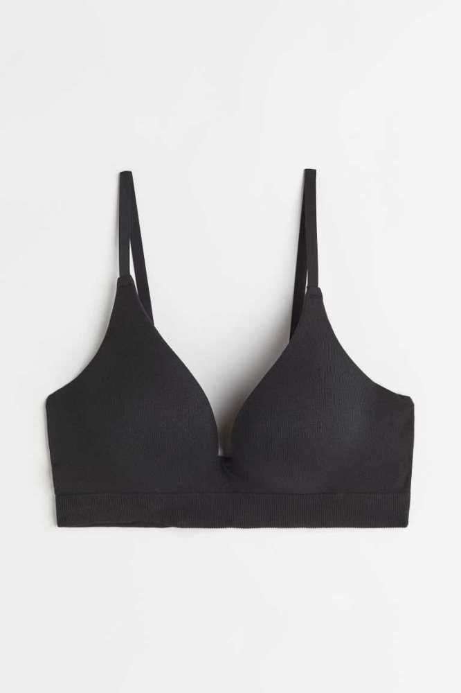 H&M Super Push-up Bra Unterwäsche Damen Grau Grün | 9853-QOTJM