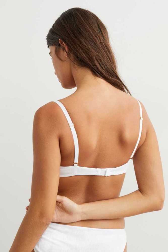 H&M Super Push-up Jersey Bra Unterwäsche Damen Hellbeige | 0896-MZOGT