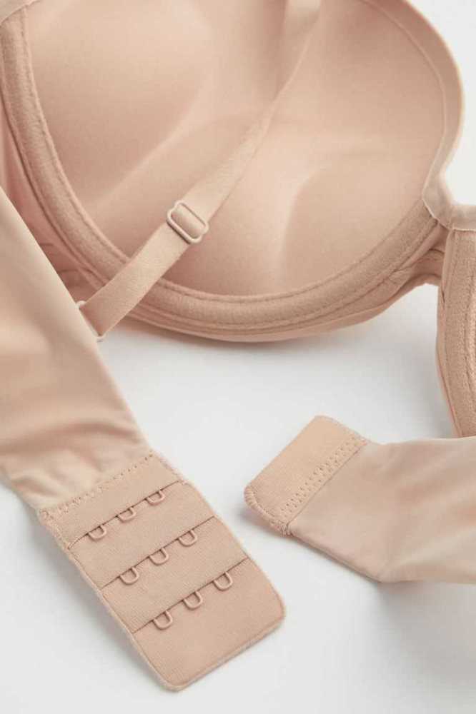 H&M Super Push-up Jersey Bra Unterwäsche Damen Hellbeige | 4813-ZWTBV