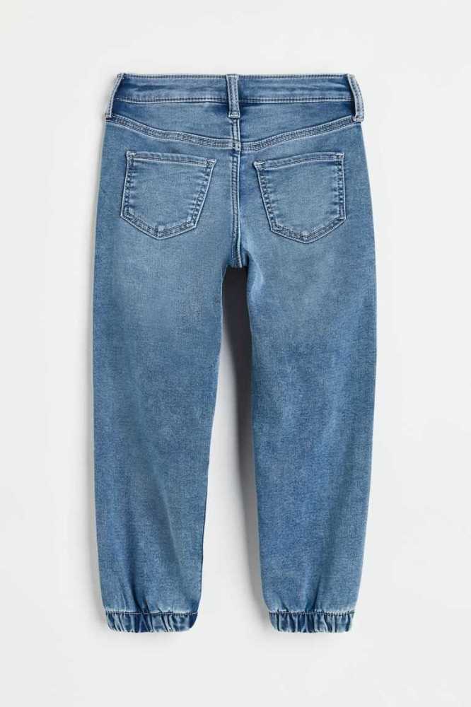 H&M Super Soft Denim Jogginghose Kinder Blau | 4289-MUXHA