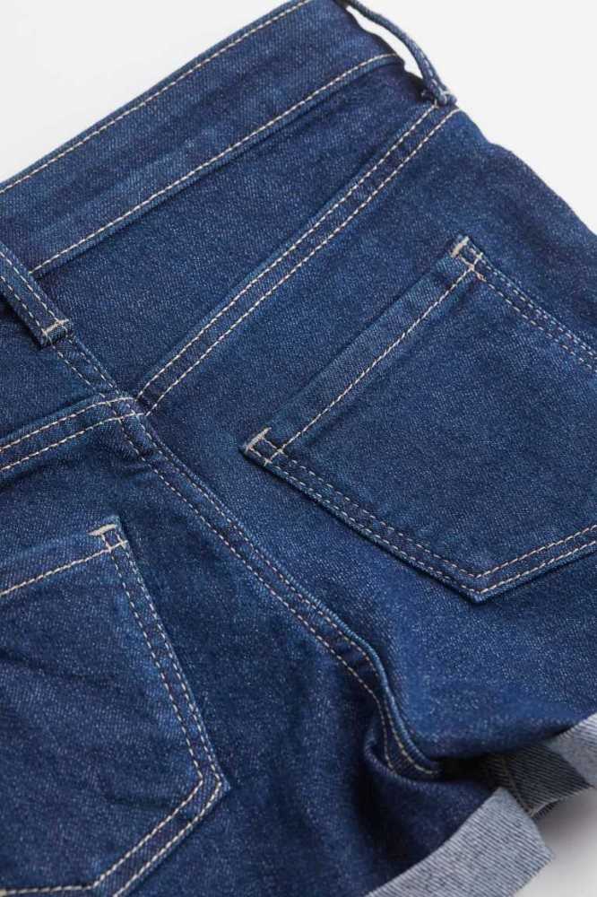 H&M Superstretch Denim Kurze Hose Kinder Dunkelblau | 3591-TUPMQ