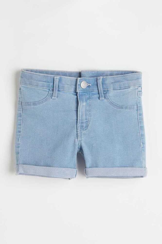 H&M Superstretch Denim Kurze Hose Kinder Dunkelblau | 3591-TUPMQ