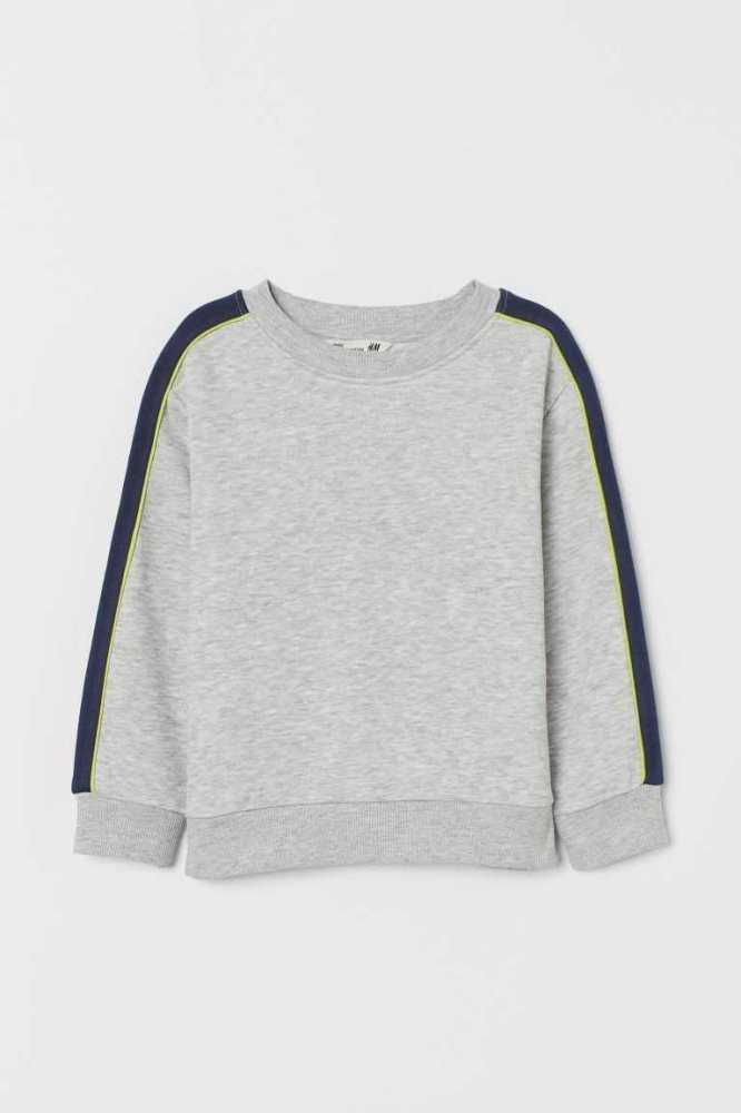 H&M Sweatshirt Hemd Kinder Blau | 9671-YGICQ