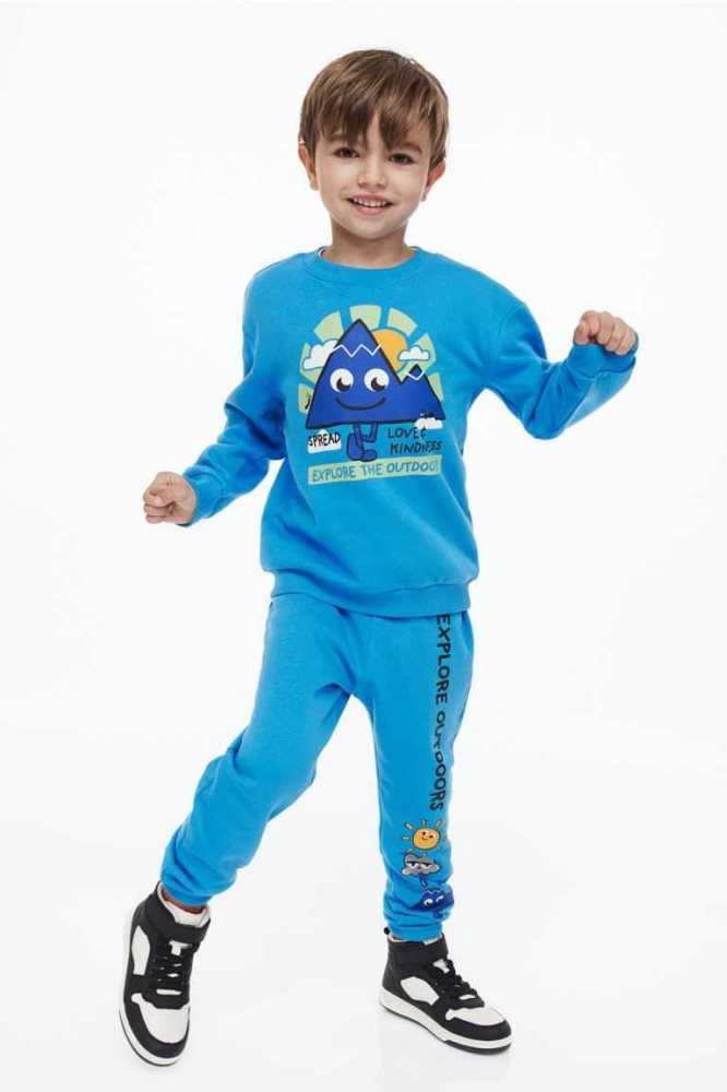 H&M Sweatshirt Hemd Kinder Gelb | 4385-AQOZD