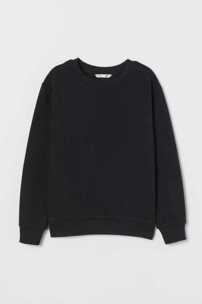 H&M Sweatshirt Hemd Kinder Grün | 3519-RJDNL