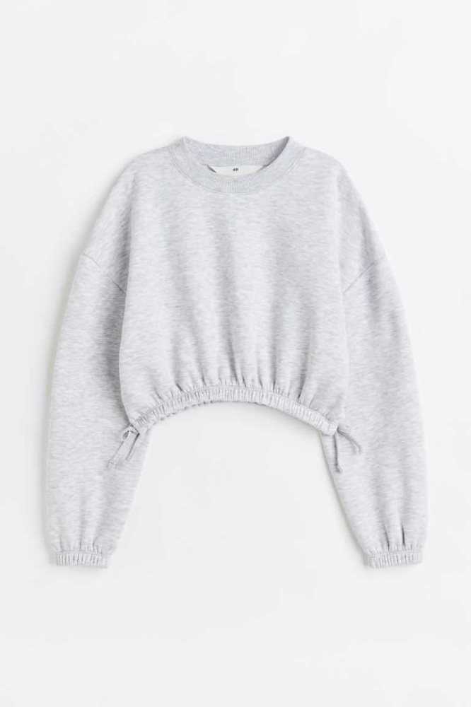 H&M Sweatshirt Hemd Kinder Hellgelb | 4763-DCAXI