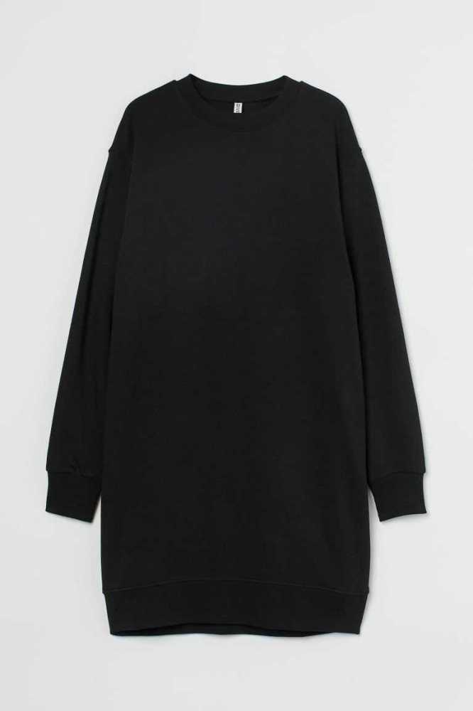 H&M Sweatshirt Kleider Damen Grün | 3427-SNRUG