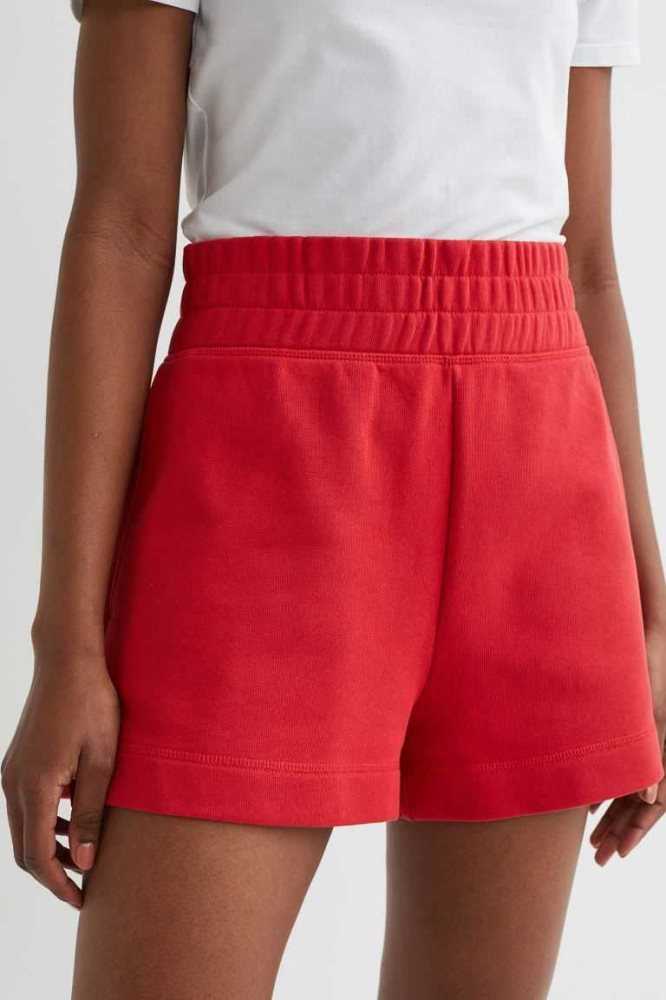 H&M Sweatshorts Kurze Hose Damen Gelb | 3948-QRGBE