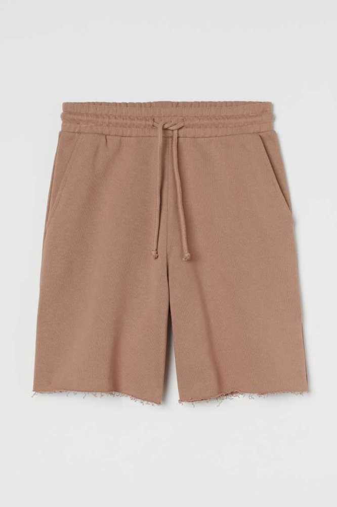 H&M Sweatshorts Kurze Hose Damen Hellblau | 7561-IZFUL